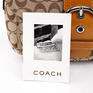 Coach F13113 Beige Signature C Soho Shoulder Bag