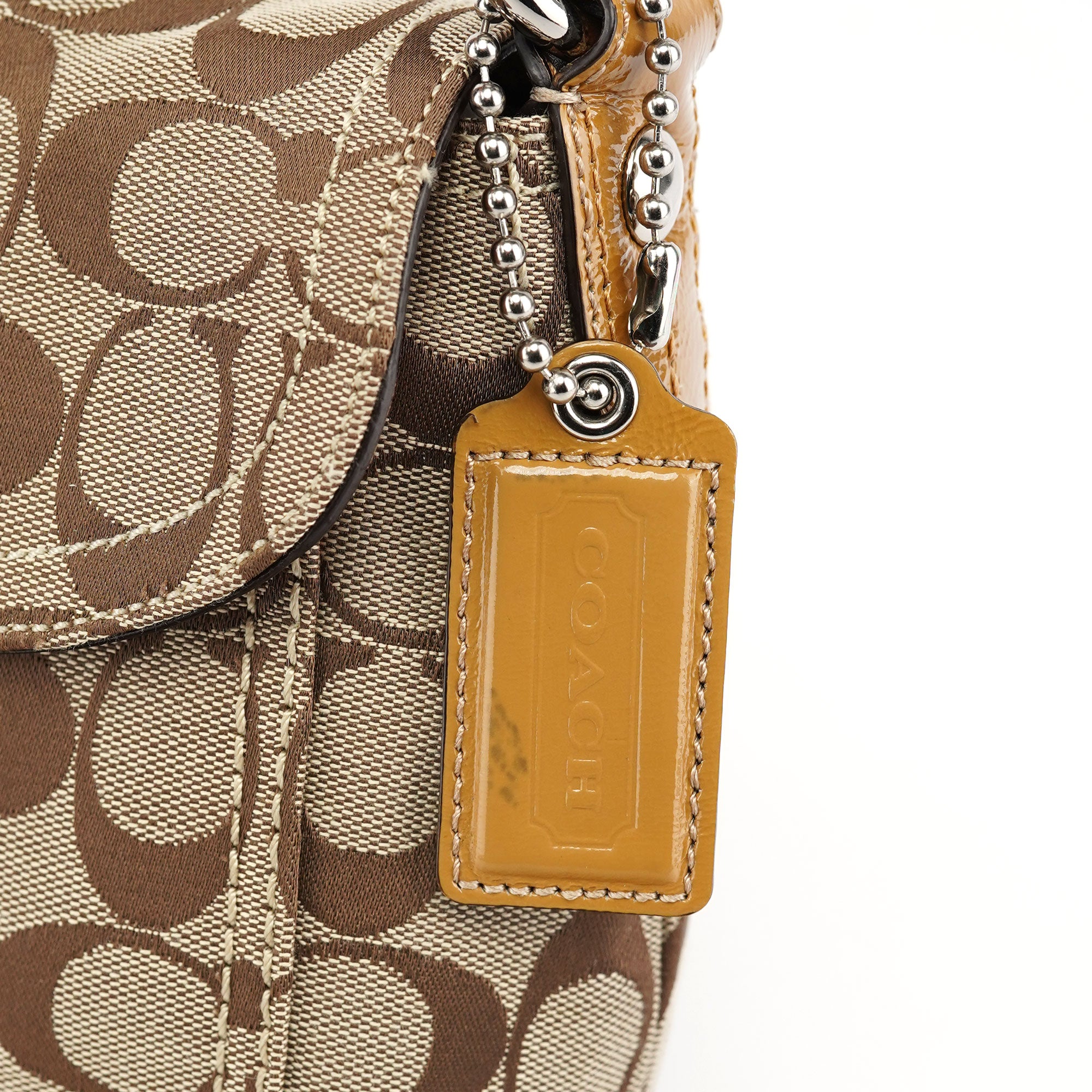 Coach F13113 Beige Soho Shoulder Bag