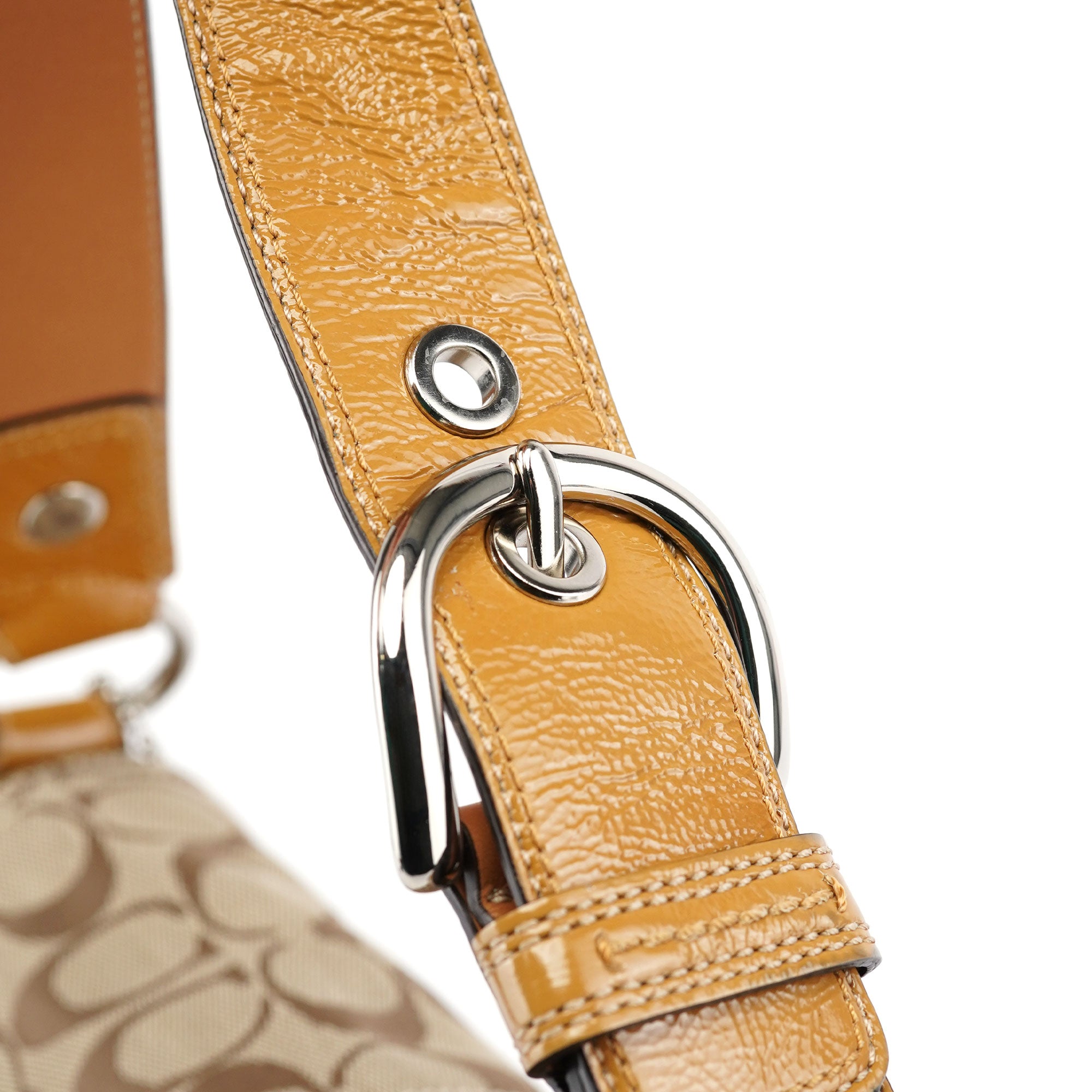 Coach F13113 Beige Soho Shoulder Bag