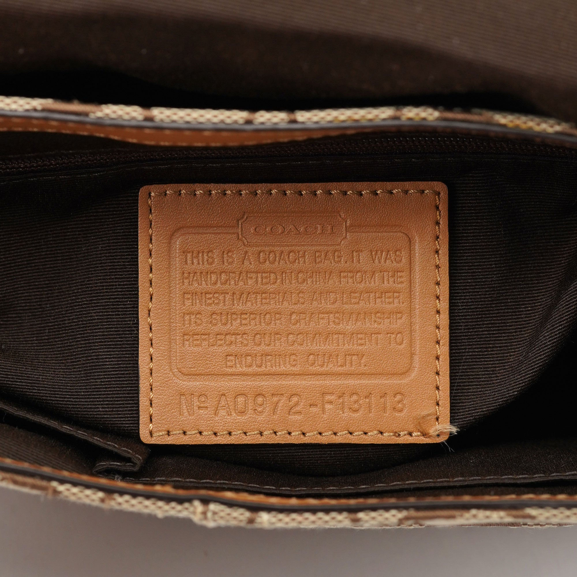 Coach F13113 Beige Soho Shoulder Bag
