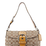 Coach F13113 Beige Soho Shoulder Bag