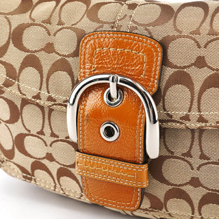 Coach F13113 Beige Soho Shoulder Bag