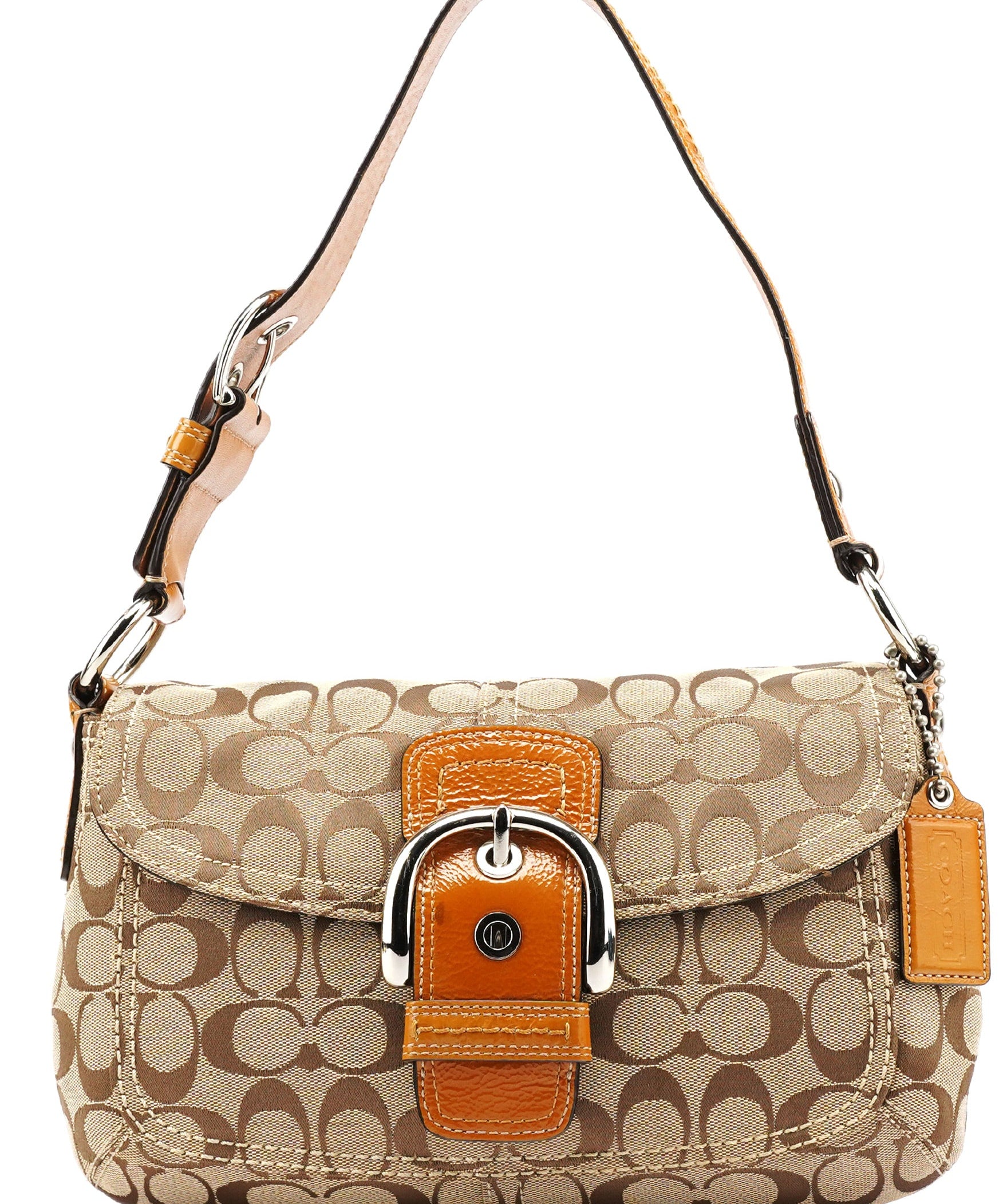 Coach F13113 Beige Soho Shoulder Bag