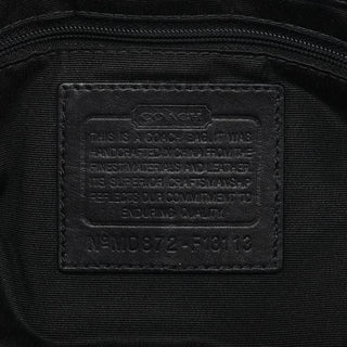 Coach F13113 Grey Black Signature Soho Shoulder Bag