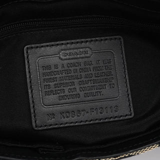 Coach F13113 Grey Black Soho Shoulder Bag