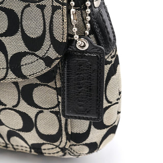 Coach F13113 Grey Black Soho Shoulder Bag
