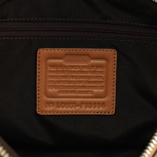 Coach F13114 Beige Signature Soho Shoulder Bag