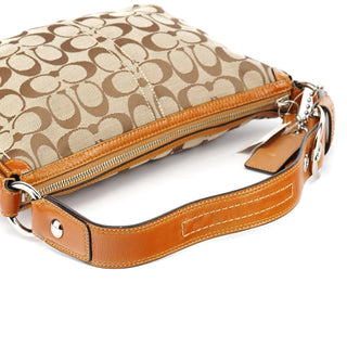 Coach F13114 Beige Signature Soho Shoulder Bag