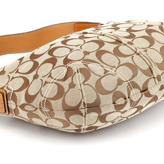 Coach F13114 Beige Signature Soho Shoulder Bag