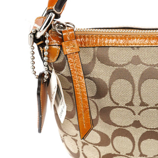 Coach F13114 Beige Signature Soho Shoulder Bag