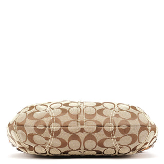 Coach F13114 Beige Signature Soho Shoulder Bag