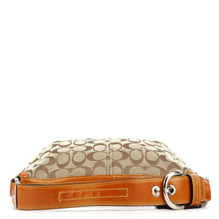 Coach F13114 Beige Signature Soho Shoulder Bag