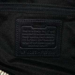 Coach F13114 Grey Black Signature Soho Shoulder Bag