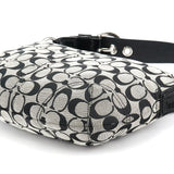 Coach F13114 Grey Black Signature Soho Shoulder Bag