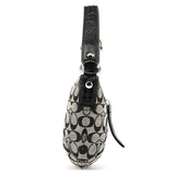 Coach F13114 Grey Black Signature Soho Shoulder Bag