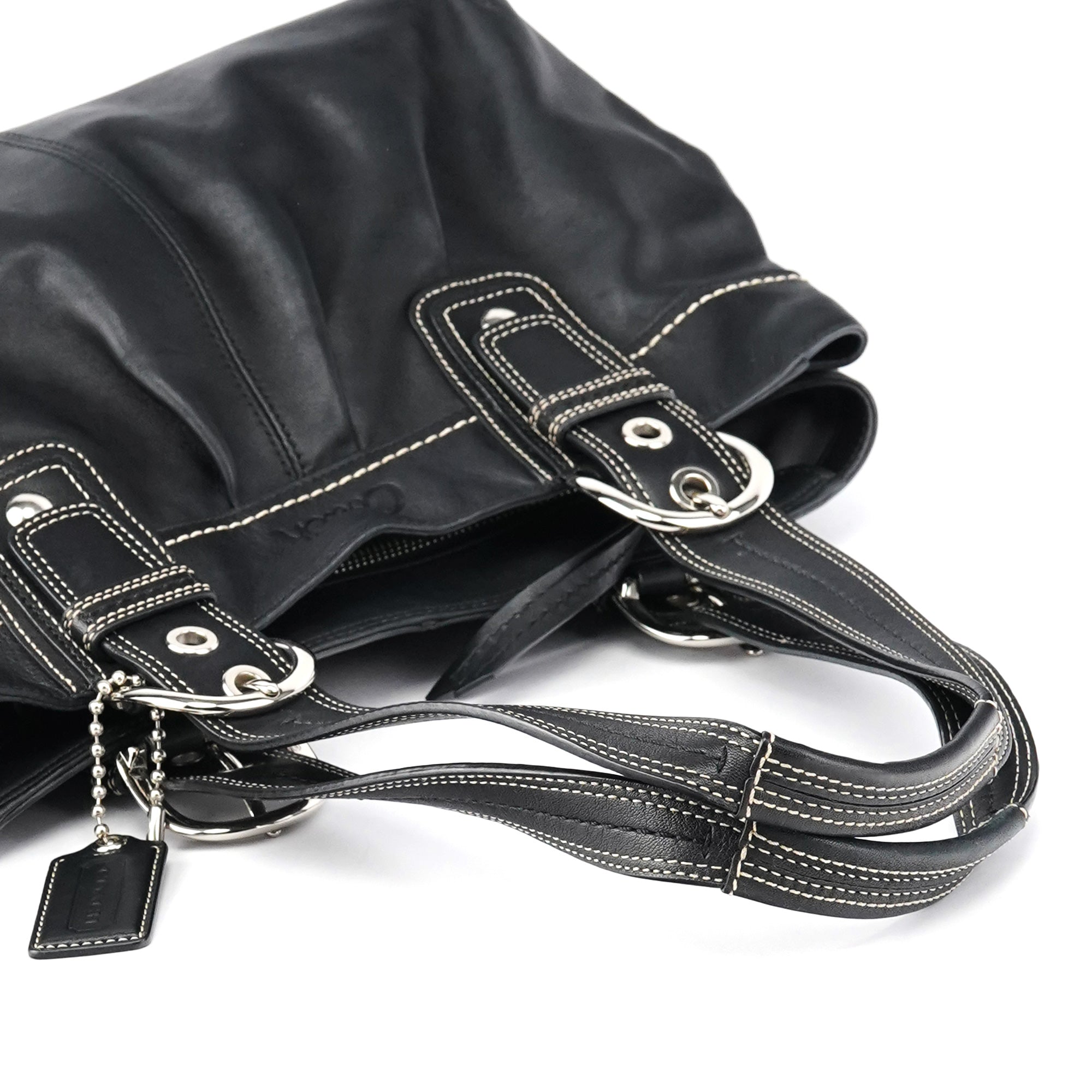 Coach F13732 Black Leather Soho Tote Bag – Rediscover Vintage