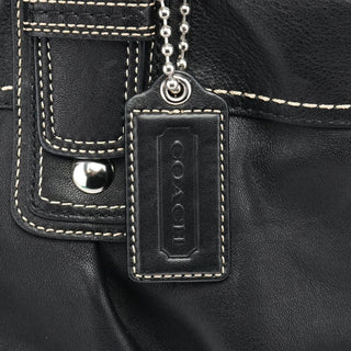 Coach F13732 Black Leather Soho Tote Bag