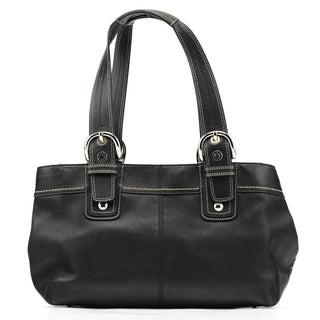 Coach F13732 Black Leather Soho Tote Bag