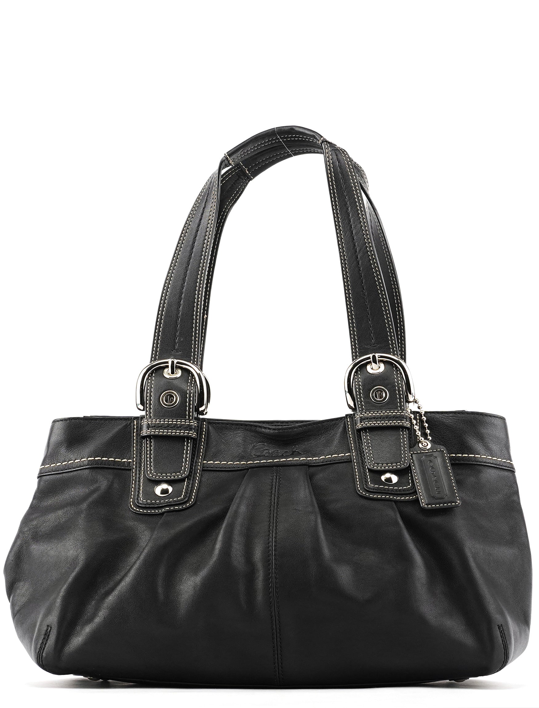 Coach F13732 Black Leather Soho Tote Bag – Rediscover Vintage