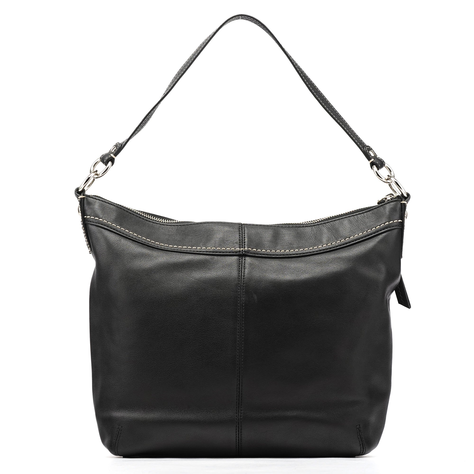 Coach F13764 Black Leather Hobo Shoulder Bag – Rediscover Vintage