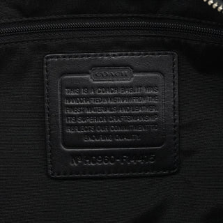 Coach F14415 Black Signature Turnlock Tote Bag