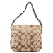 Coach F15067 Beige Signature C Crossbody Bag