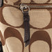 Coach F15067 Beige Signature C Crossbody Bag