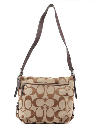 Coach F15067 Beige Signature C Crossbody Bag