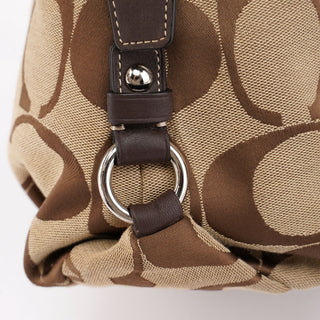 Coach F15067 Beige Signature C Crossbody Bag