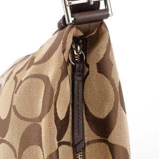 Coach F15067 Beige Signature C Crossbody Bag