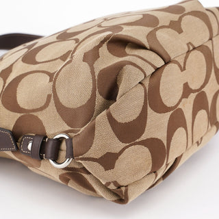 Coach F15067 Beige Signature C Crossbody Bag