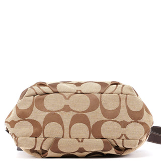 Coach F15067 Beige Signature C Crossbody Bag