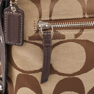 Coach F15067 Beige Signature C Crossbody Bag