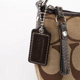 Coach F15111 Beige Signature C 2-Way Shoulder Bag