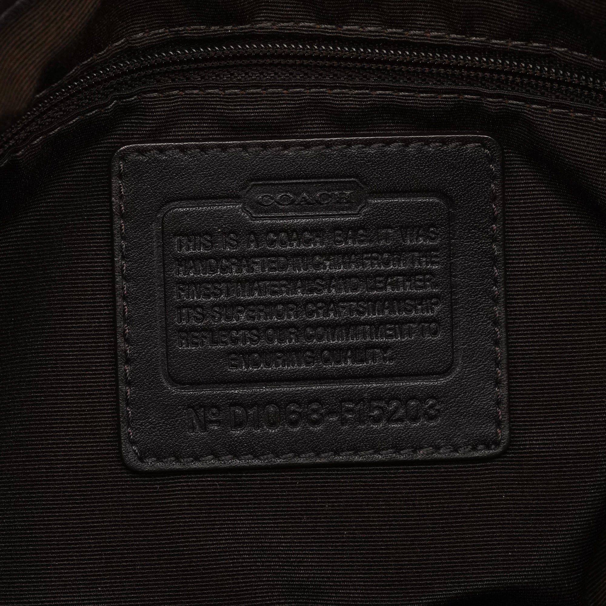 Coach F15203 Beige Signature Soho Shoulder Bag