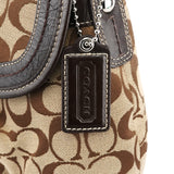 Coach F15203 Beige Signature Soho Shoulder Bag