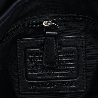 Coach F15203 Grey Black Signature Soho Shoulder Bag