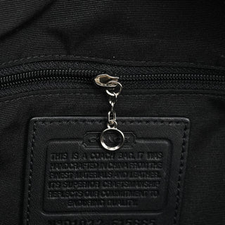 Coach F15665 Grey Black Signature Hampton Tote Bag