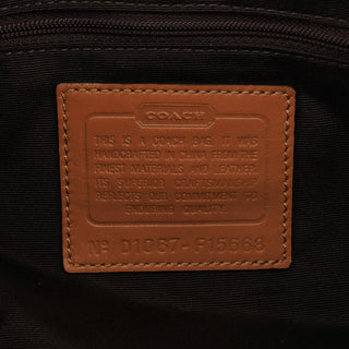 Coach F15668 Beige Signature Soho Shoulder Bag