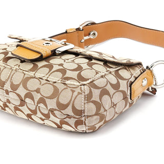 Coach F15668 Beige Signature Soho Shoulder Bag