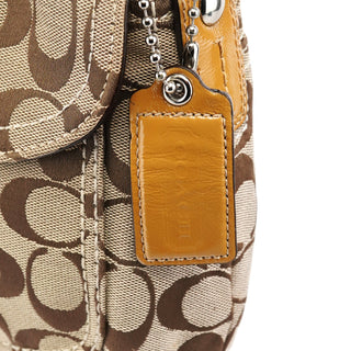 Coach F15668 Beige Signature Soho Shoulder Bag