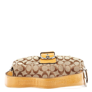 Coach F15668 Beige Signature Soho Shoulder Bag