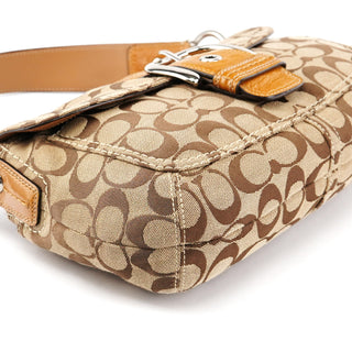 Coach F15668 Beige Signature Soho Shoulder Bag