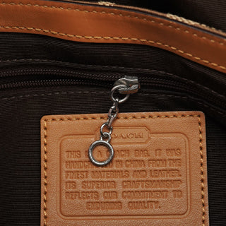 Coach F15668 Beige Signature Soho Shoulder Bag