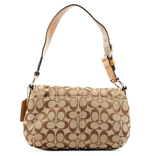 Coach F15668 Beige Signature Soho Shoulder Bag