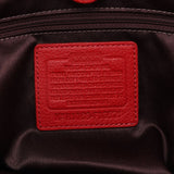 Coach F16531 Penelope shopper van rood generfd leer