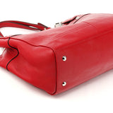 Coach F16531 Penelope shopper van rood generfd leer