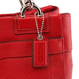 Coach F16531 Penelope shopper van rood generfd leer