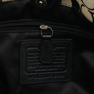 Coach F16540 Grey Turnlock Tote Bag
