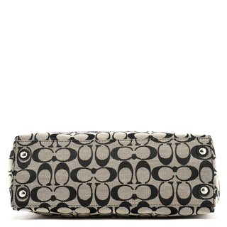 Coach F16540 Grey Turnlock Tote Bag